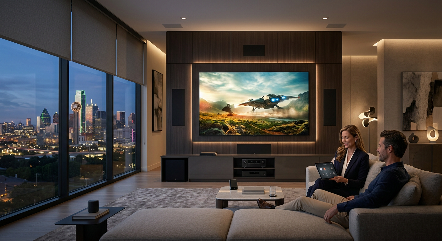 Advanced Home Theater bietet Hausautomation für Luxusimmobilien in Dallas