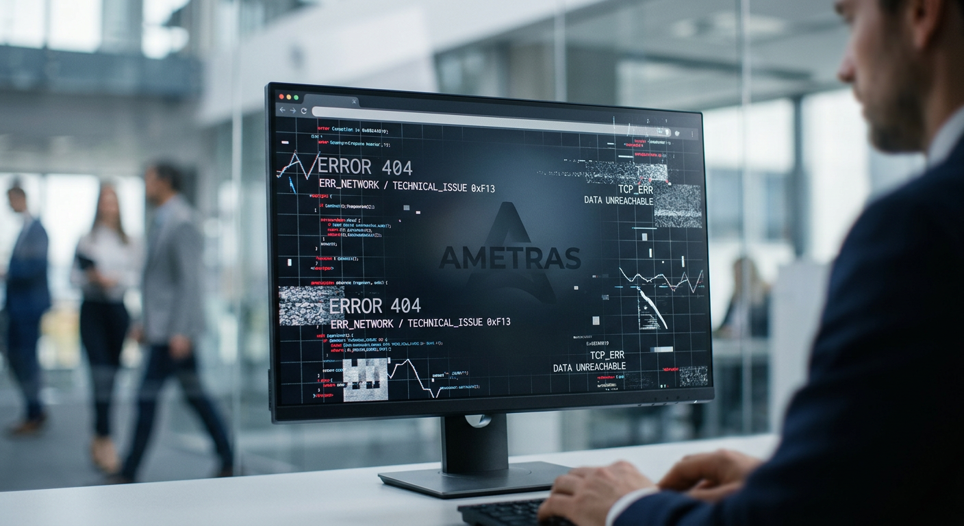 AMETRAS vision GmbH: Tekninen virhe verkkosivustolla