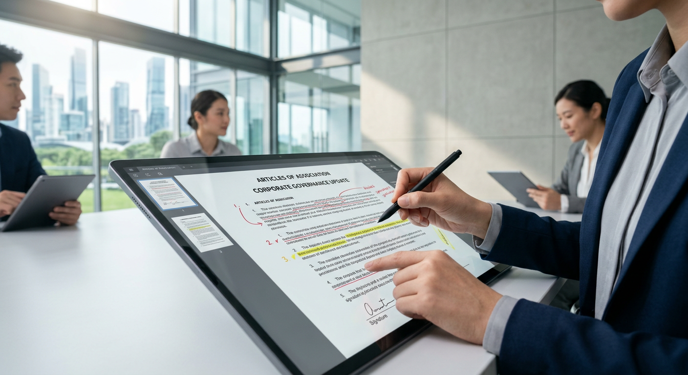 Anoto Group Updates Articles of Association