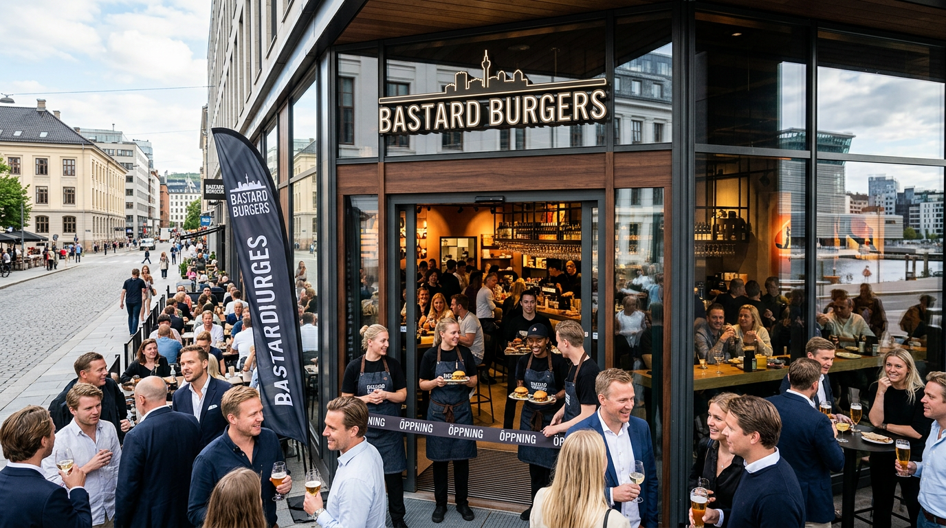 Bastard Burgers ouvre un nouveau restaurant dans le centre d'Oslo