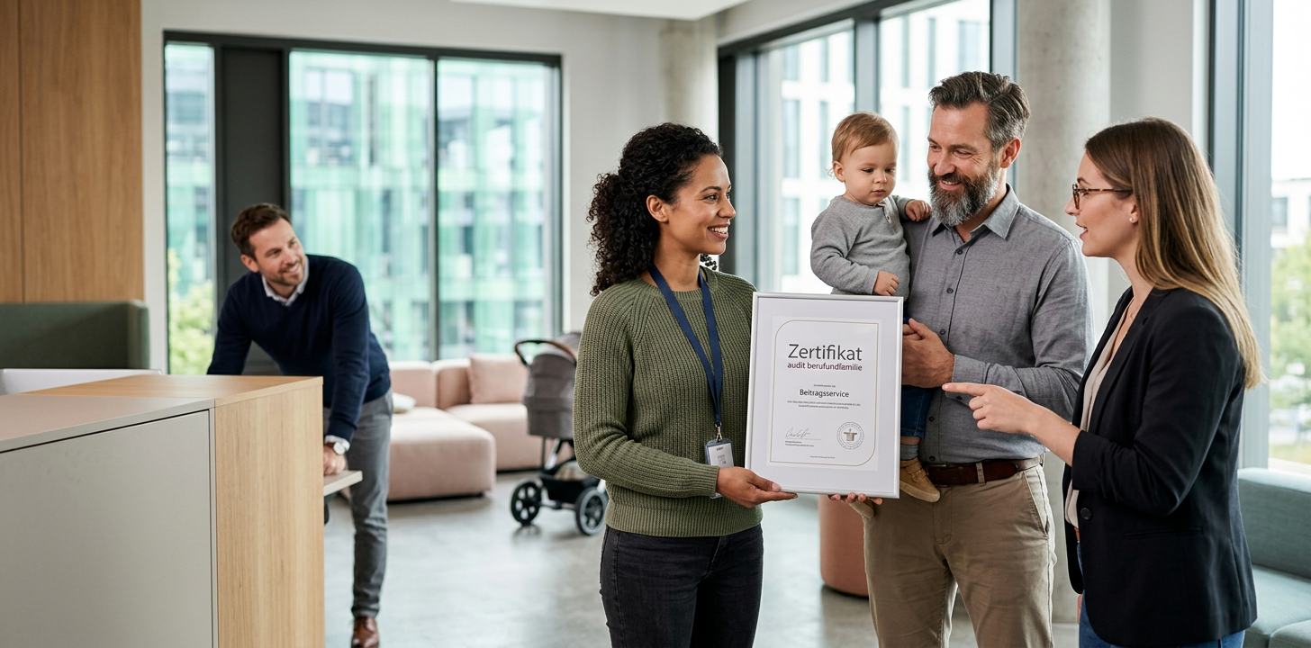 Beitragsservice de nouveau certifié comme employeur familial et attractif
