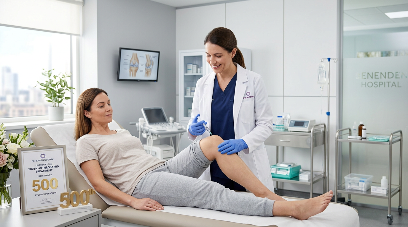 Benenden Hospital completes 500th Arthrosamid treatment for knee osteoarthritis
