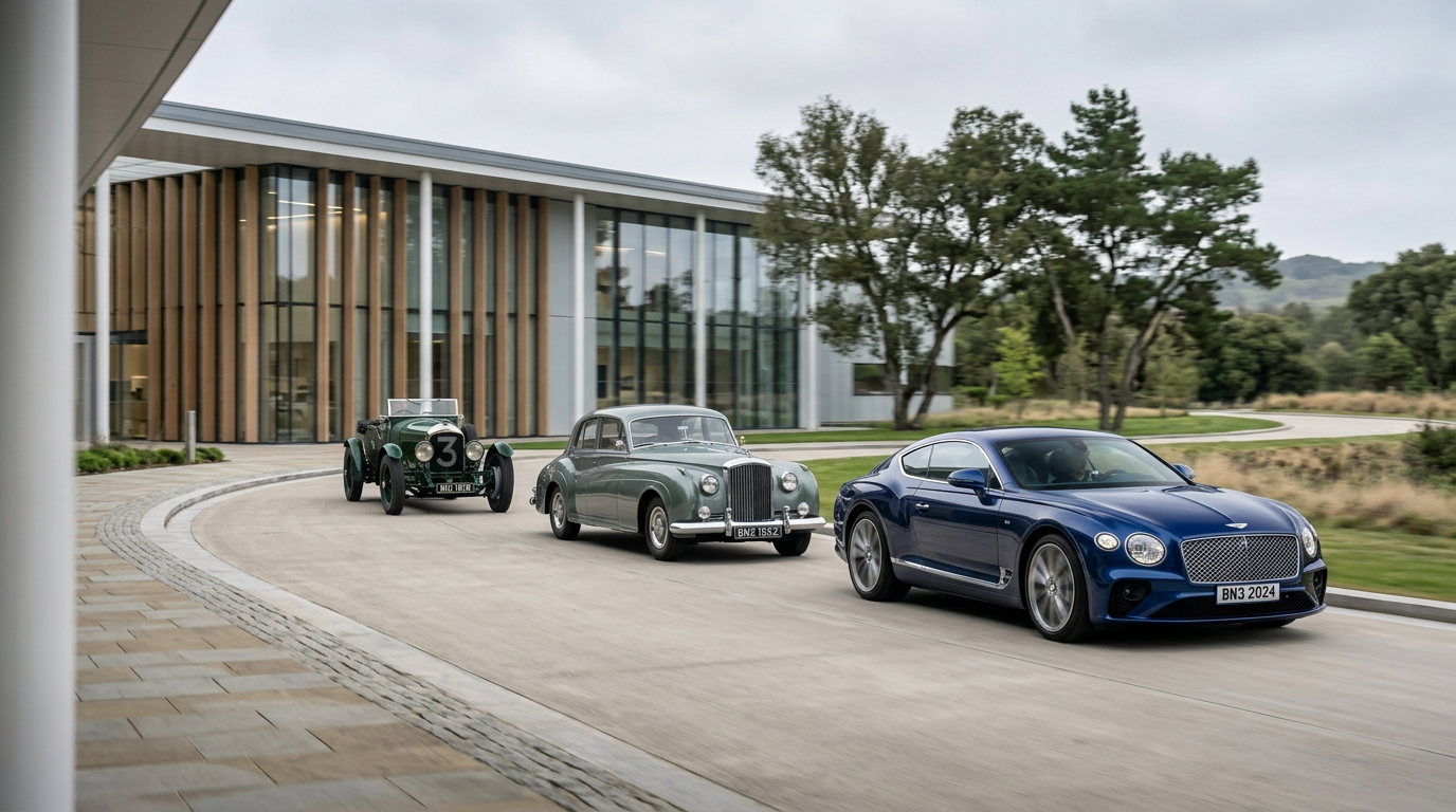 Bentley feiert über ein Jahrhundert Automobilgeschichte