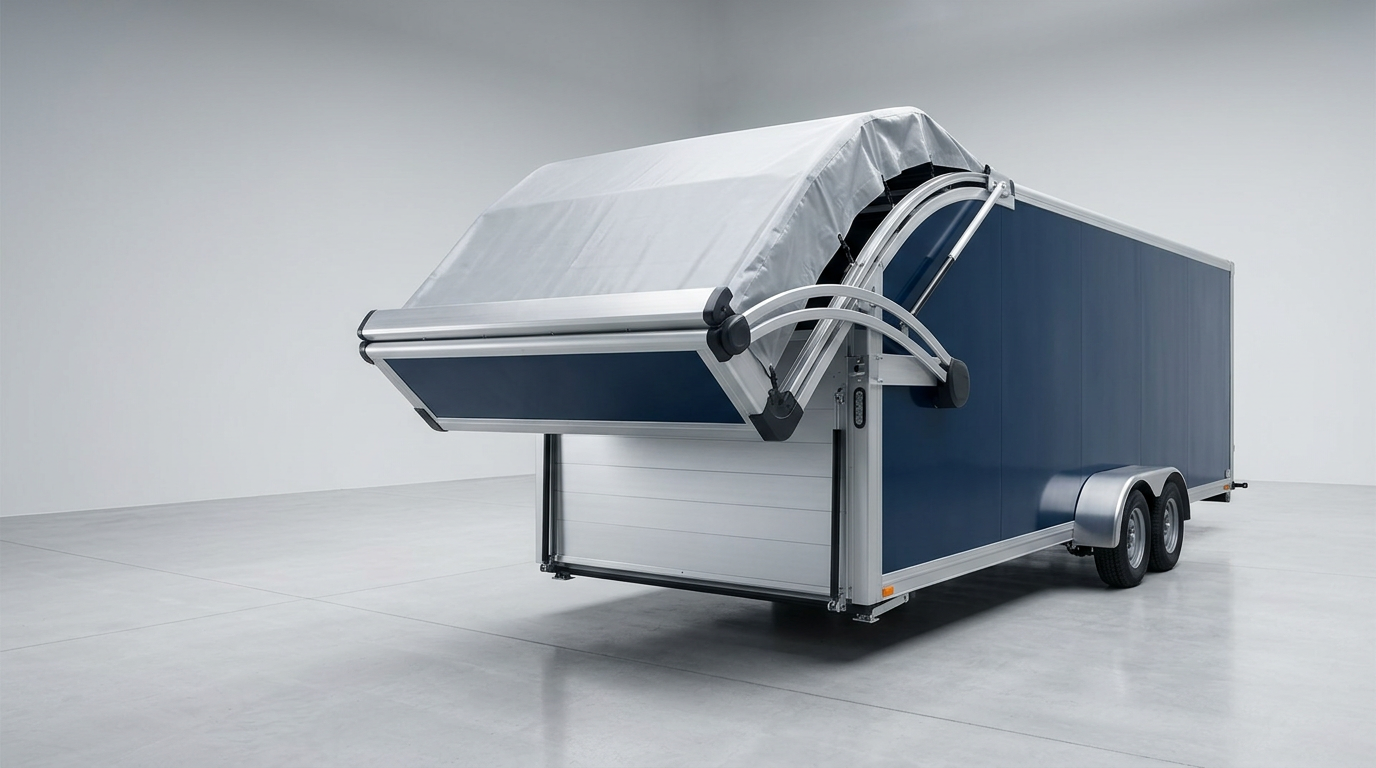 Böckmann Develops New Tarp Lift for Trailers
