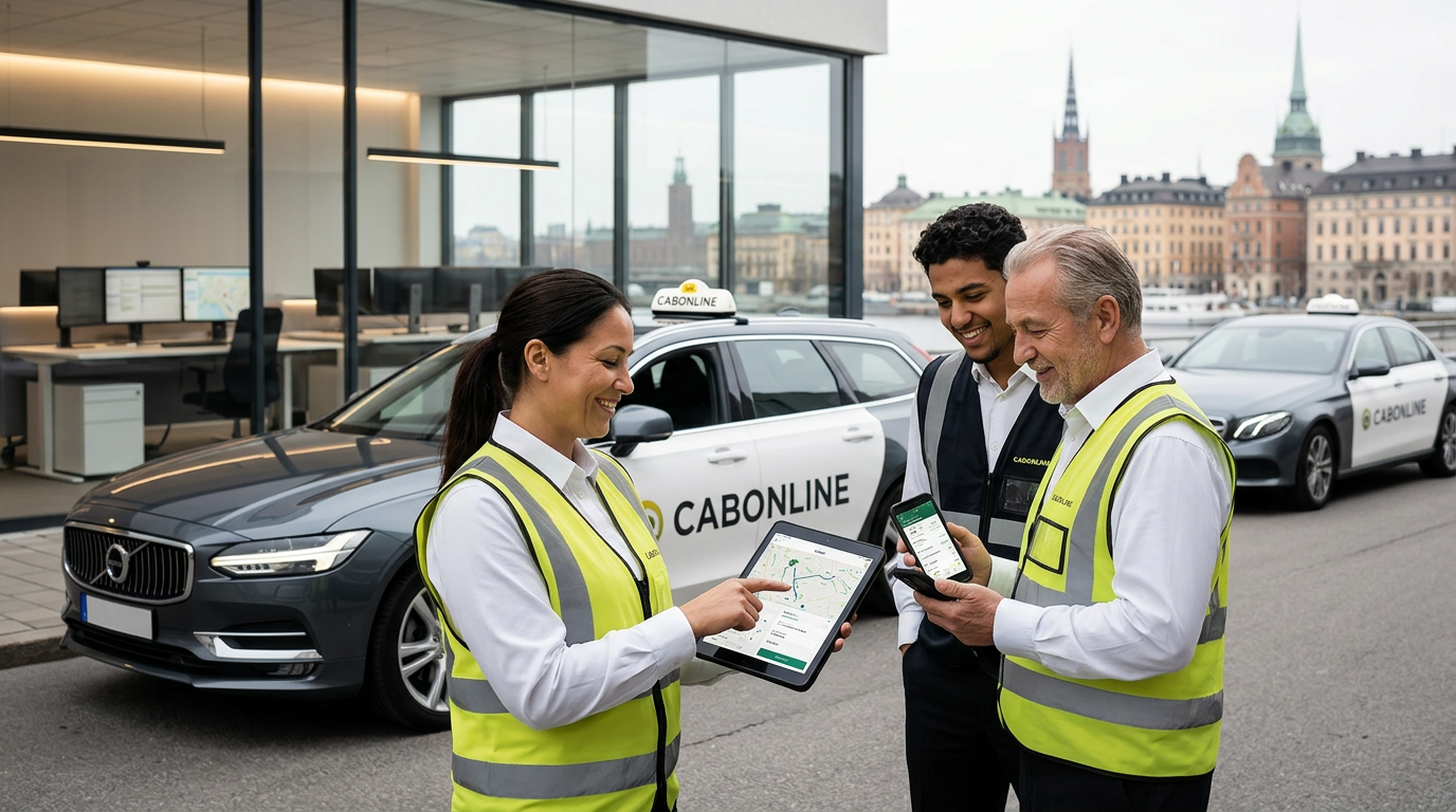 Cabonline schließt Einführung des iCabbi-Systems in ganz Schweden ab