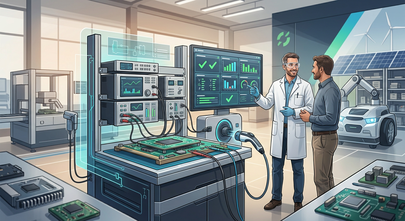 Comemso introduces flexible end-of-line testing for EVSE