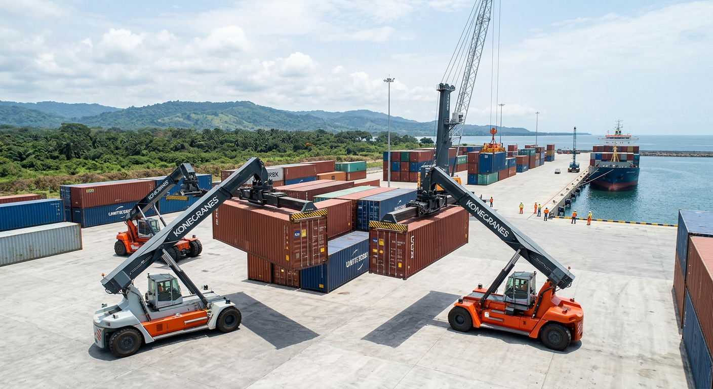 Containerterminal in Kongo-Brazzaville erweitert Fuhrpark mit Konecranes-Geräten
