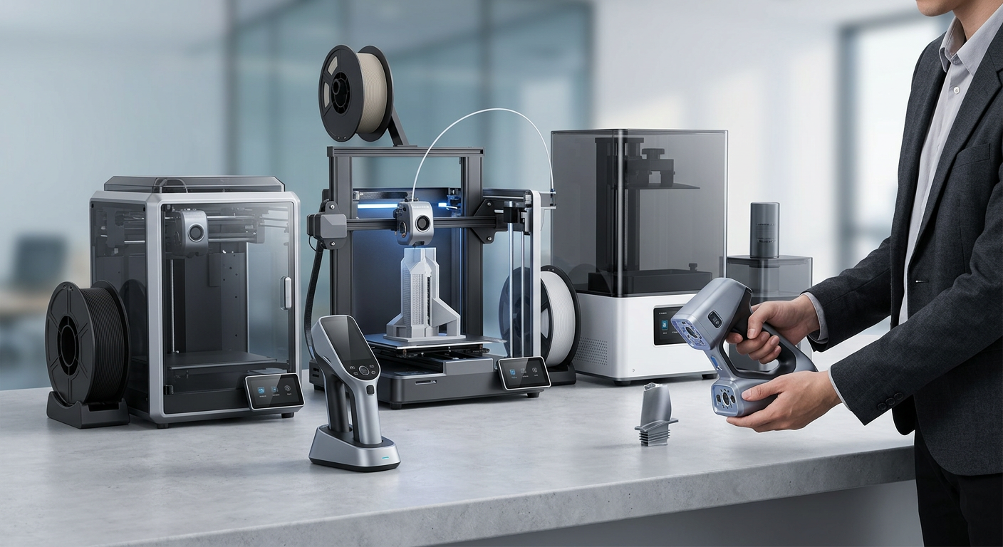 Creality 3D stellt neue 3D-Drucker und Scanner vor