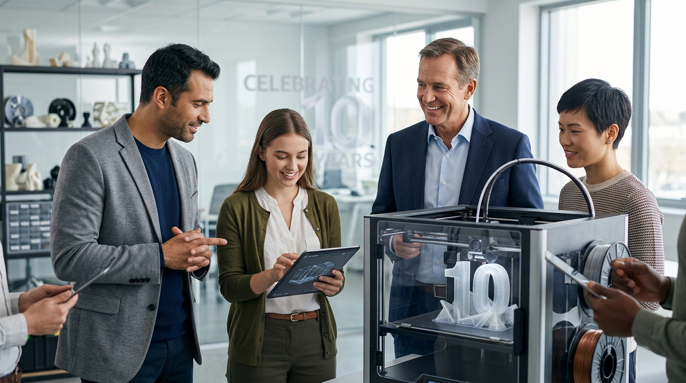 Creality feiert 10 Jahre in der 3D-Druckbranche