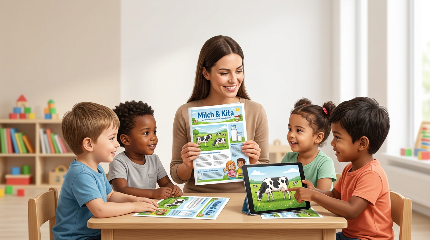 Dairy Association in Lower Saxony Launches Newsletter for Kindergartens