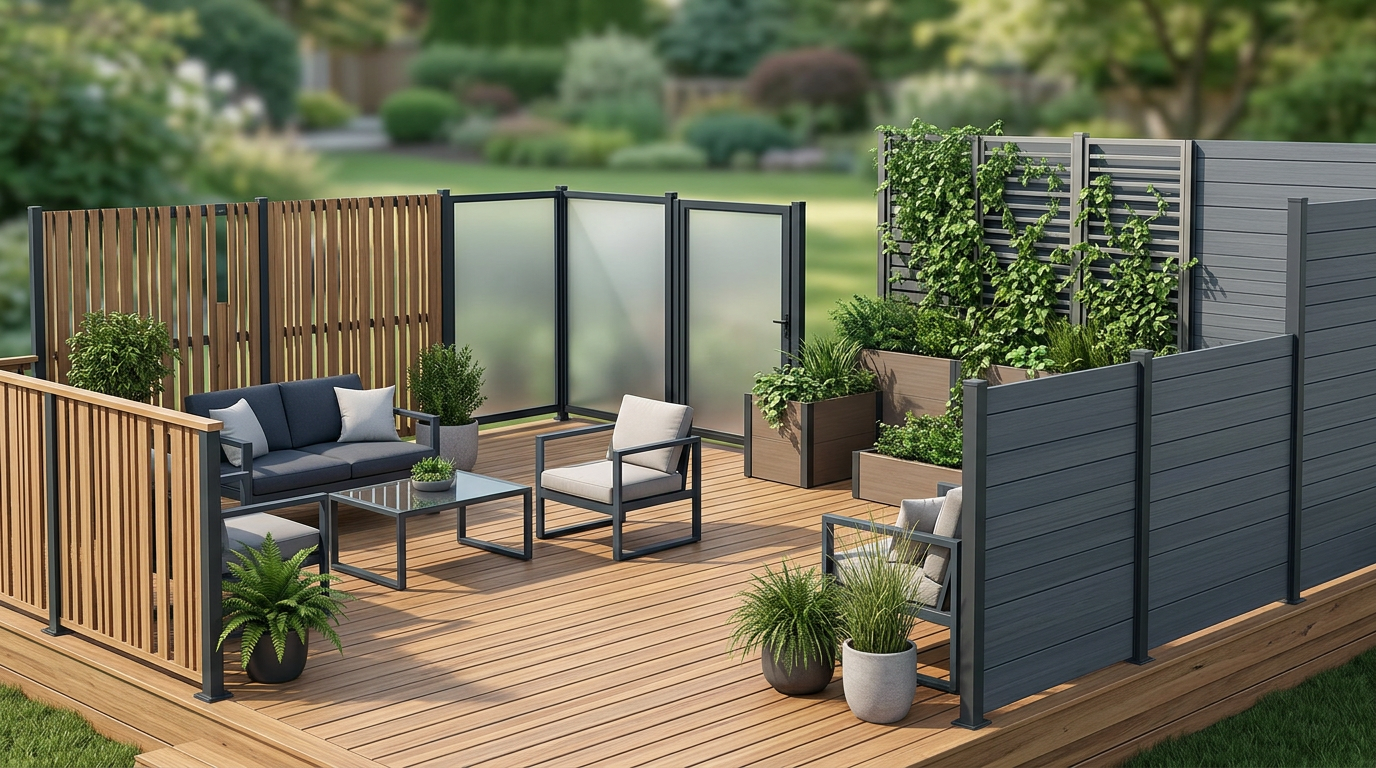 Decksforlife stellt Sichtschutz-Optionen für Terrassen vor