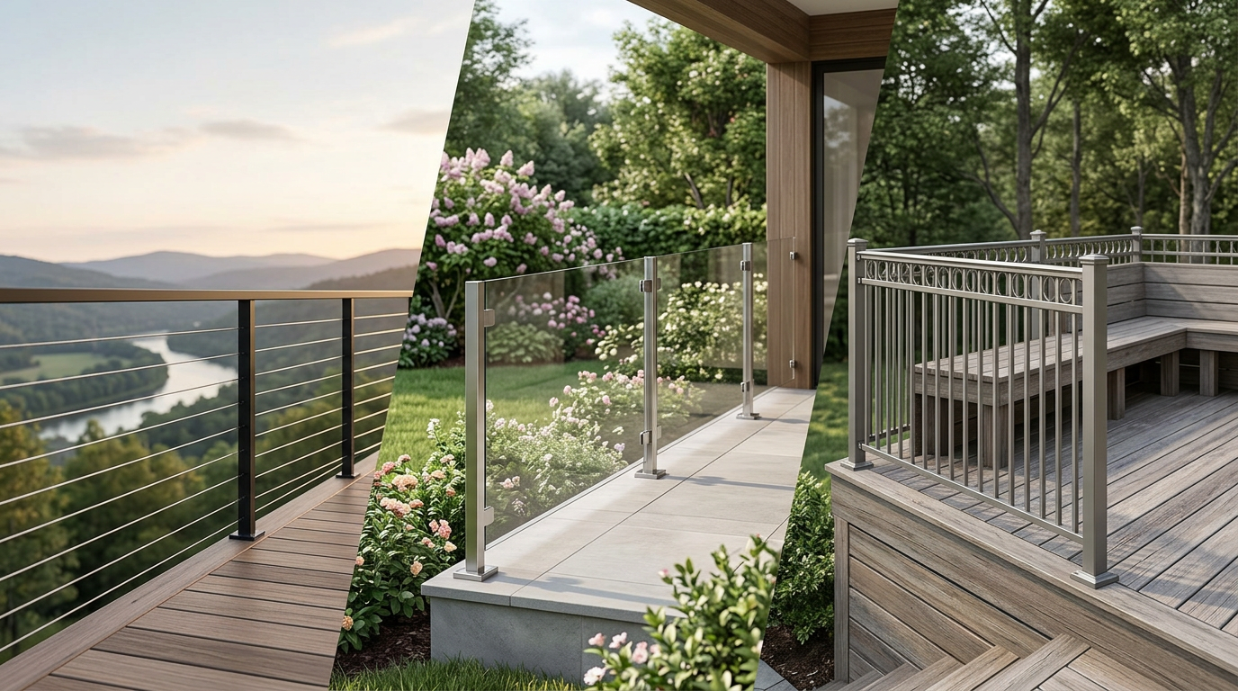 Decksforlife stellt verschiedene Terrassengeländer vor