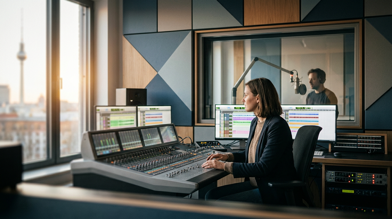 Deutschlandradio publie des photos de ses studios radio à Berlin