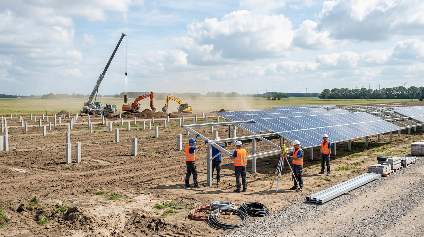 eprimo GmbH démarre la construction d'un nouveau parc solaire en Schleswig-Holstein
