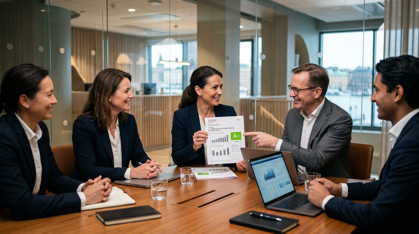EQT AB erhält Kreditrating 'A-' von S&P