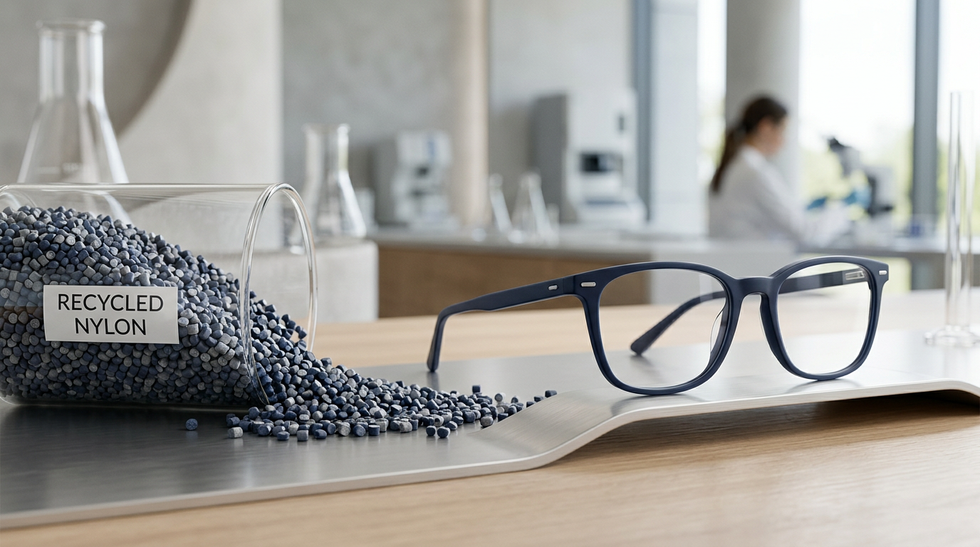 EssilorLuxottica utilise du nylon recyclé pour la fabrication de ses montures