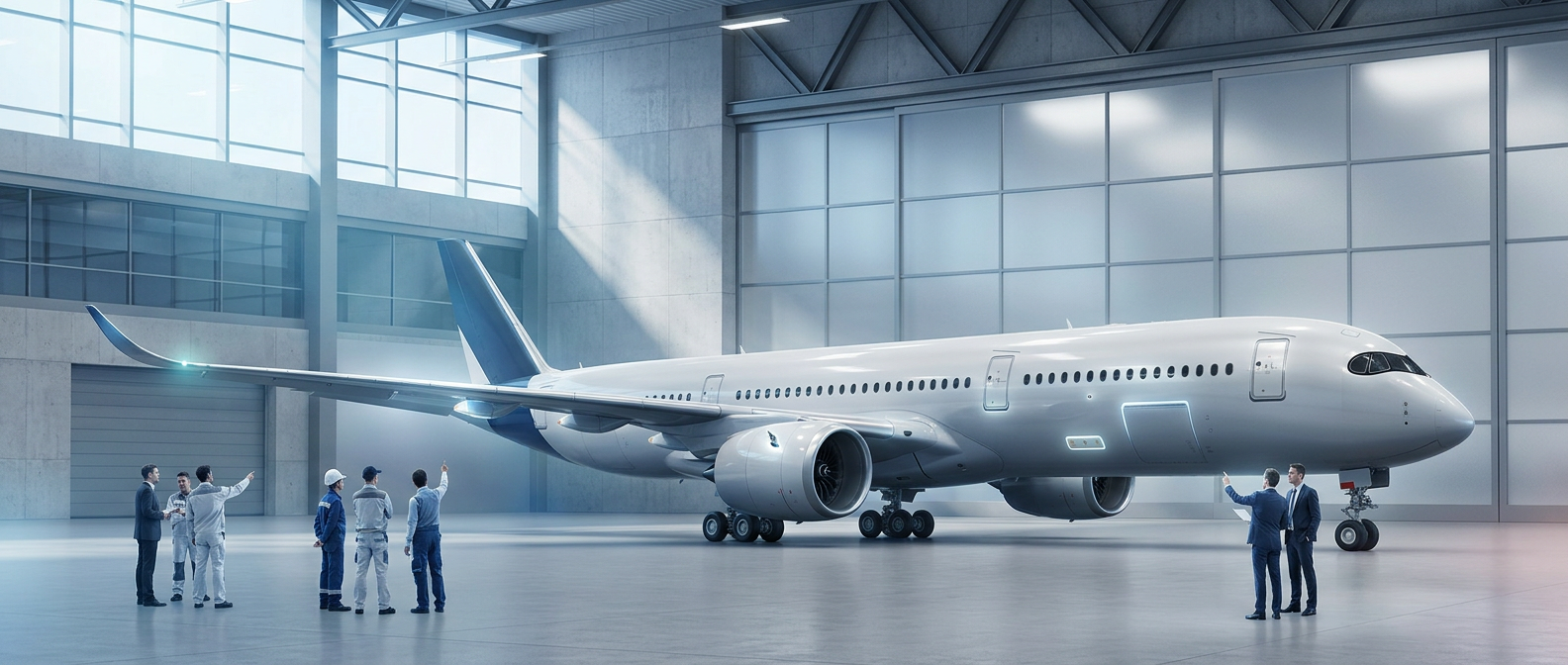 Composants FACC sur l'A350-1000 certifié