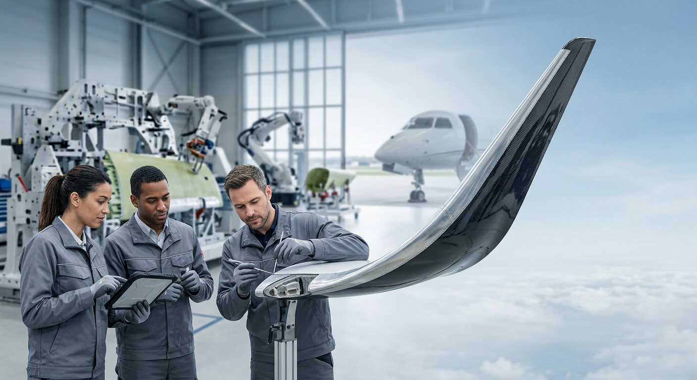 FACC fabriquera des winglets pour les jets Falcon et Hawker de Dassault