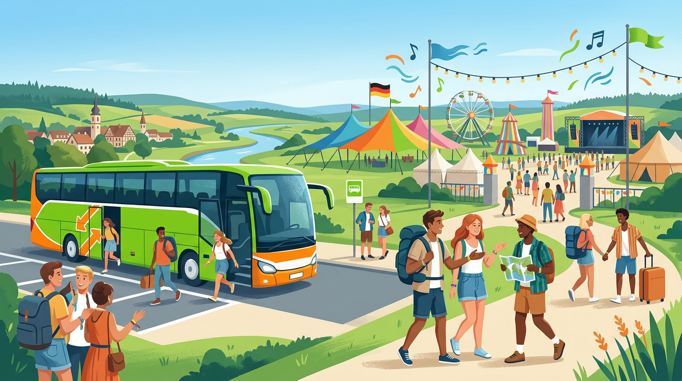 Flix propose des voyages pour les festivals d'été en Allemagne