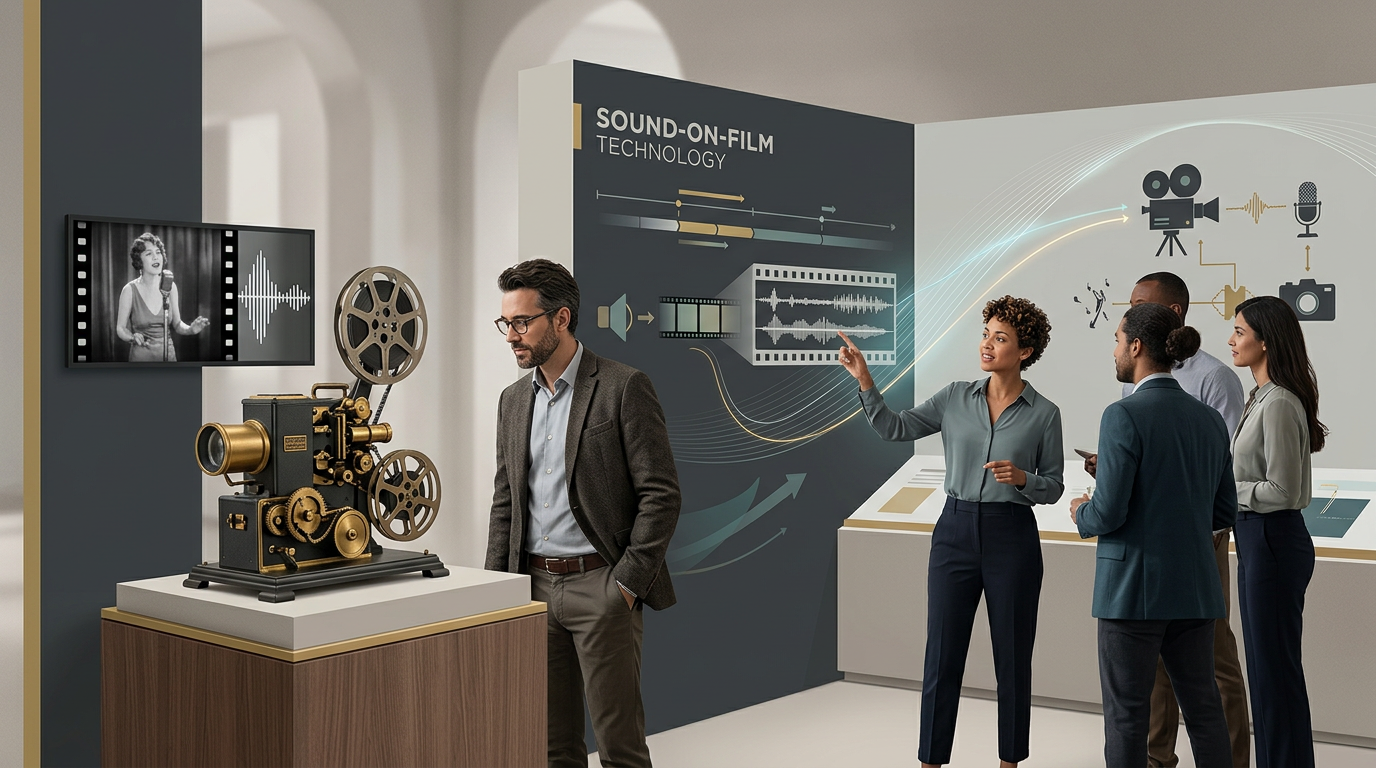 Gaumont expose une technologie ancienne de film sonore