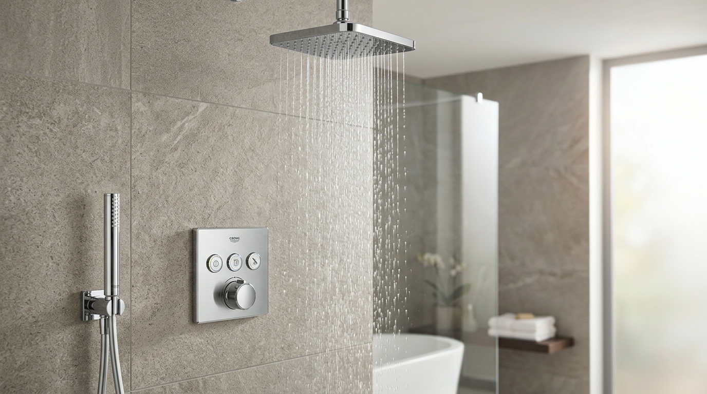 Grohe présente le système de douche Grohtherm SmartControl