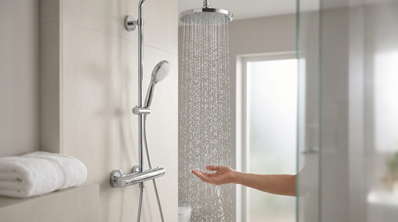 Grohe Vitalio Comfort 250 Duschsystem legt Wert auf Nutzerkomfort