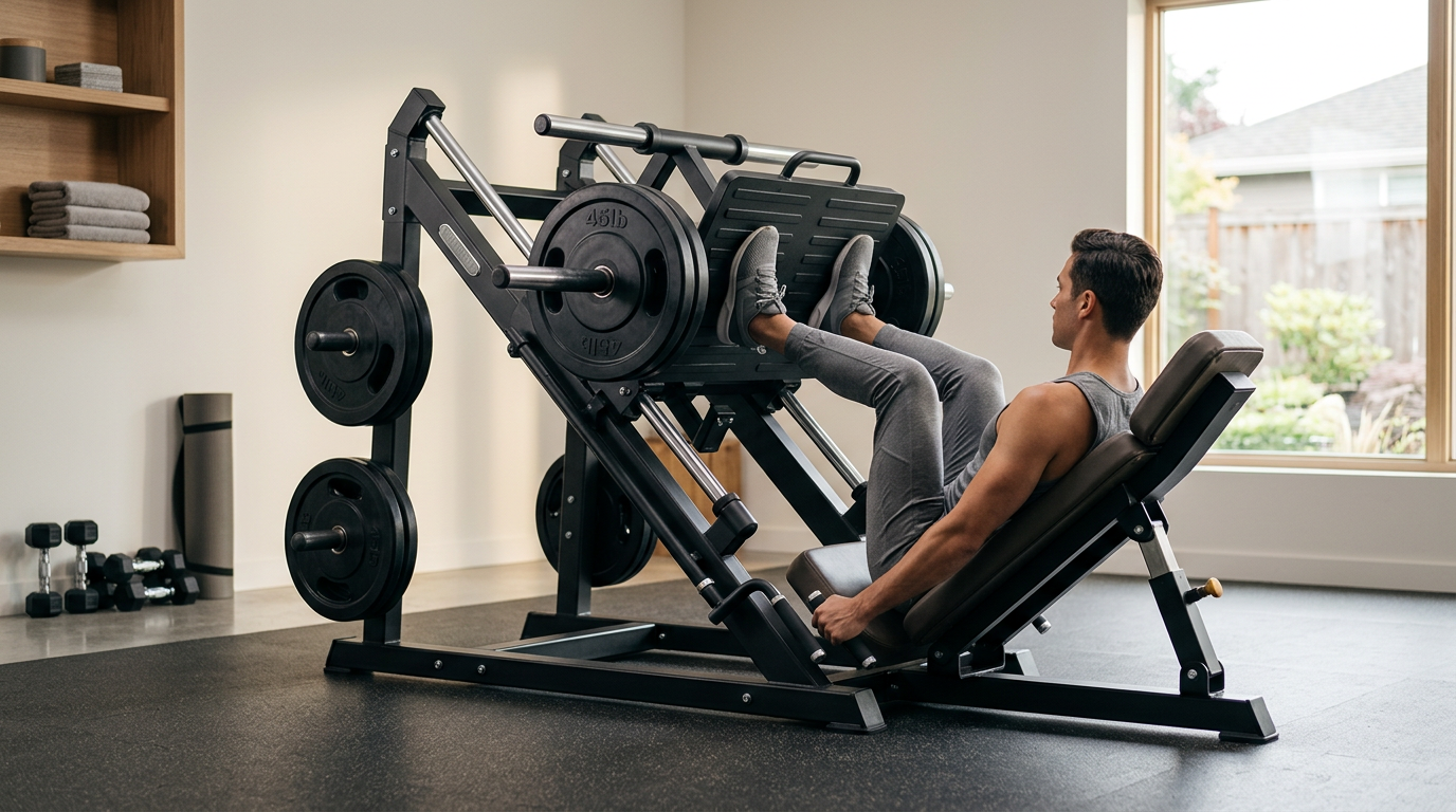 Hamilton Home Fitness Ajoute une Presse à Cuisses à Charges Libres à sa Gamme