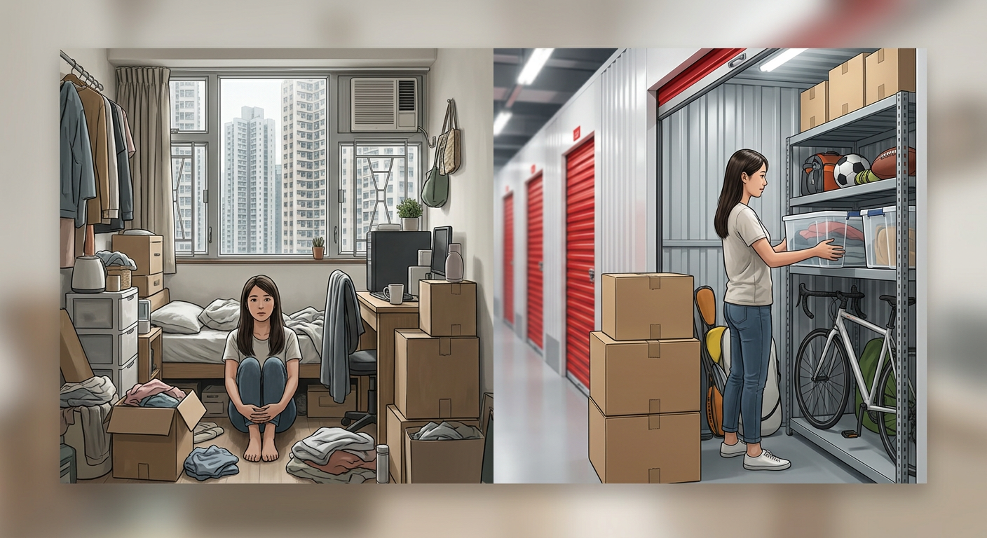 La réduction des logements à Hong Kong stimule la demande de self-stockage