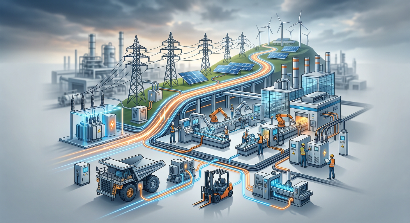 Le marché de l'électrification industrielle atteindra 182,5 milliards de dollars d'ici 2032