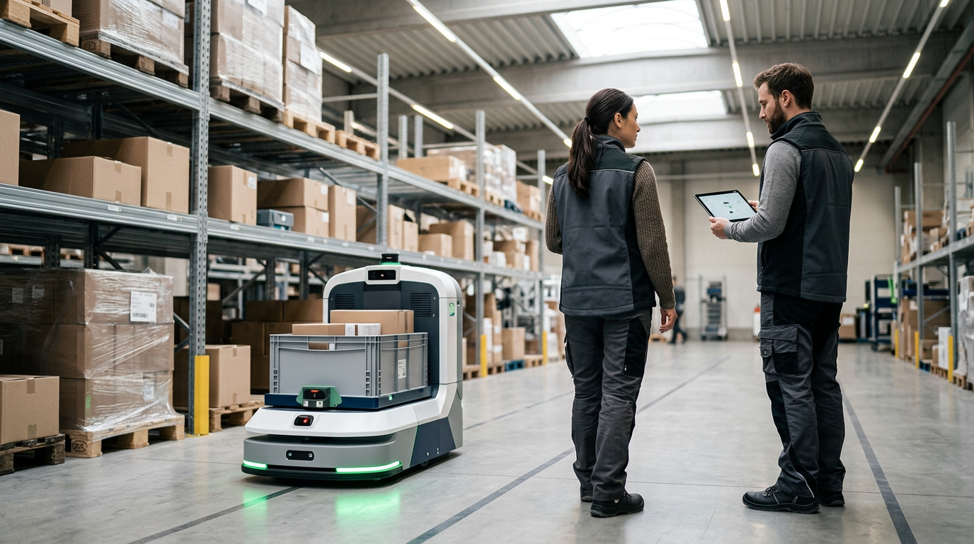 Infios optimiert Deutsche Telekom Logistik mit Robotern