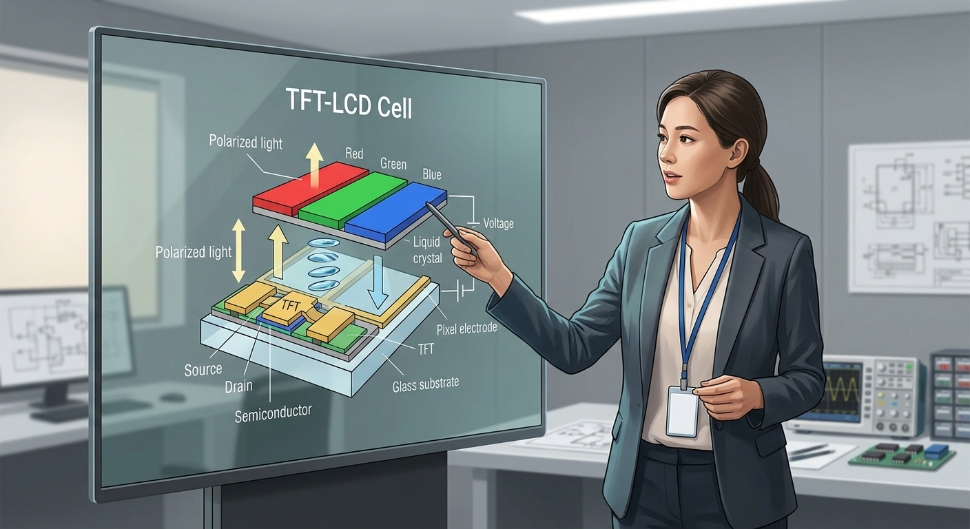 Jiangxi Wisevision erläutert die Rolle der TFT-Technologie in Displays
