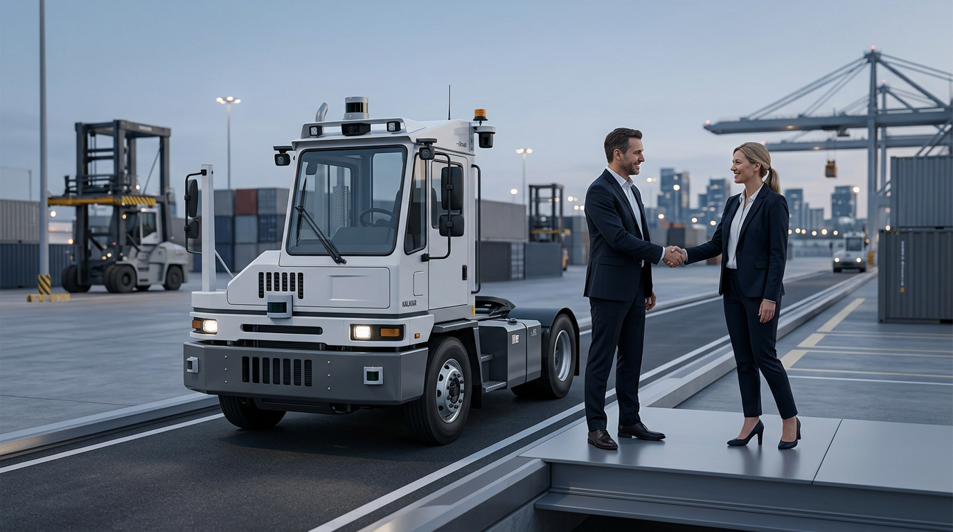 Kalmar et Forterra développent des tracteurs de terminal autonomes