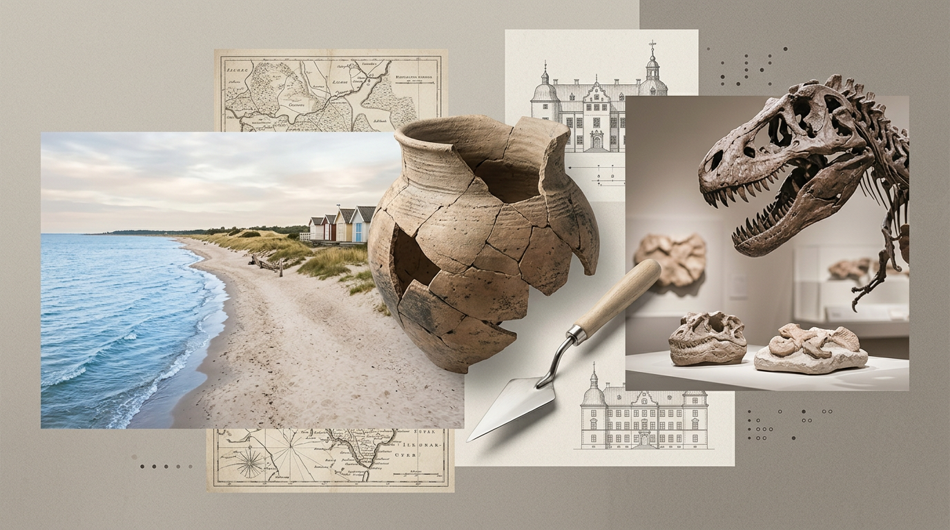 Kalmar-Geschichten: Archäologie, Strände und Dinosaurier-Museum