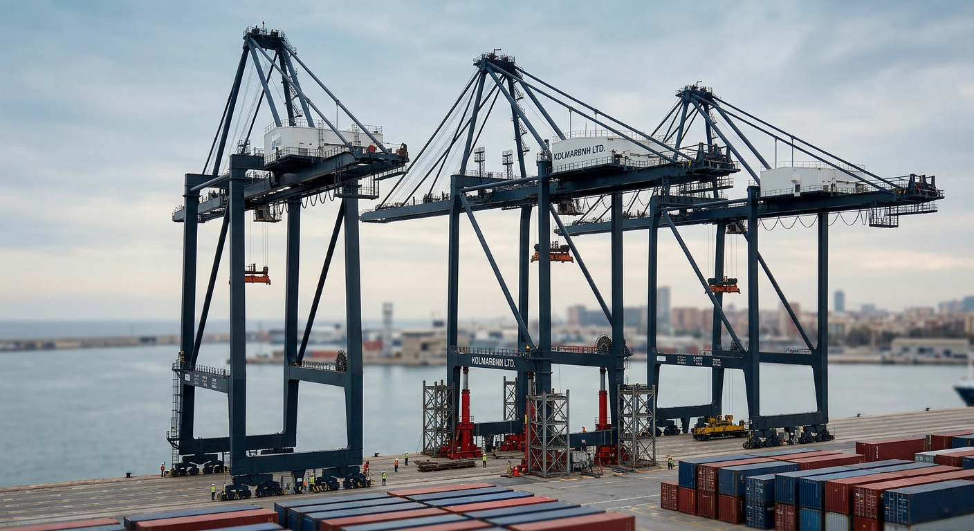 Kalmar rehausse trois portiques au terminal de Barcelone