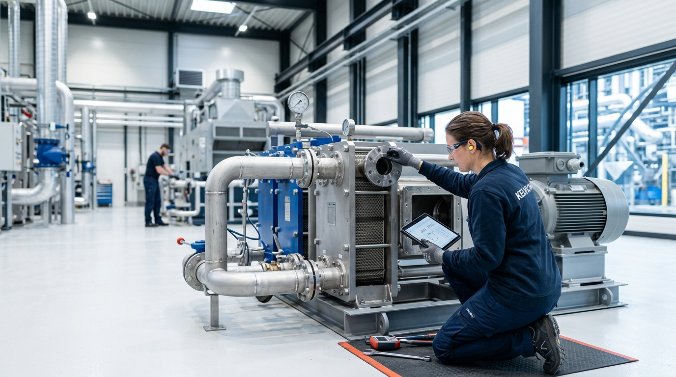 Kelvion bietet Serviceleistungen für Kompressorkühler an