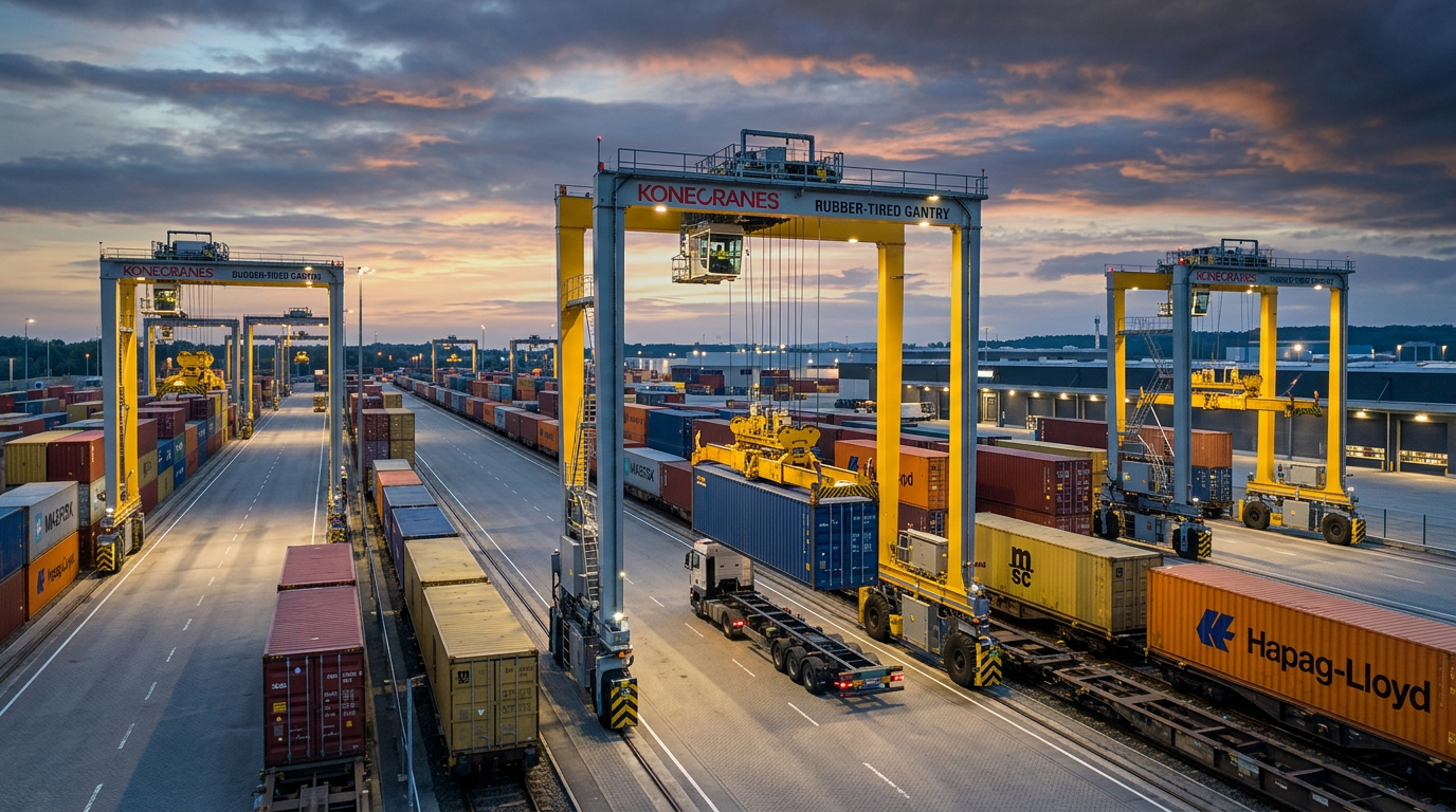 Konecranes erhält Folgeauftrag für RTG-Kräne von CSX Intermodal Terminals