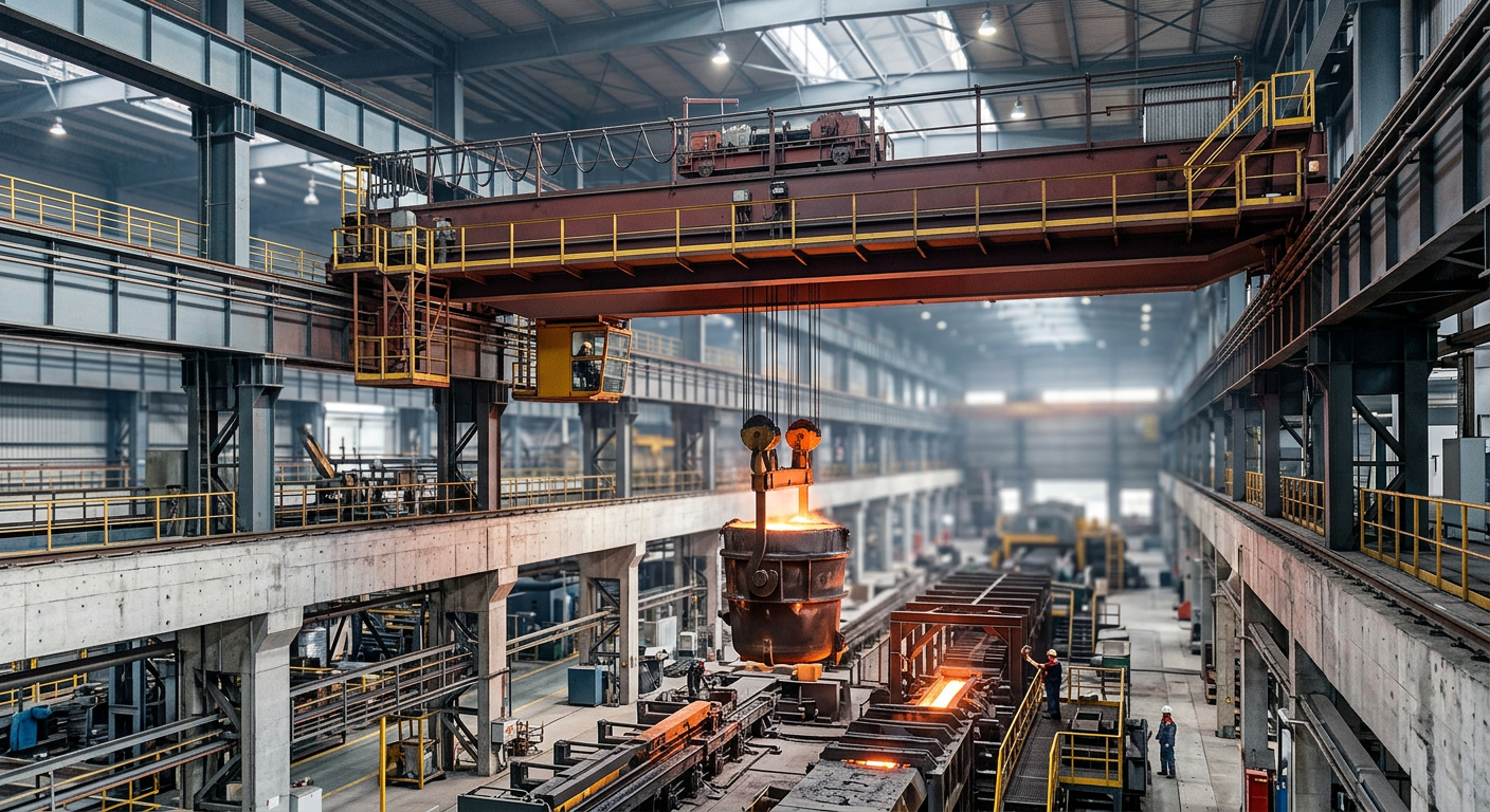 Konecranes liefert schwere Industrialkrane an Stahlwerk in China