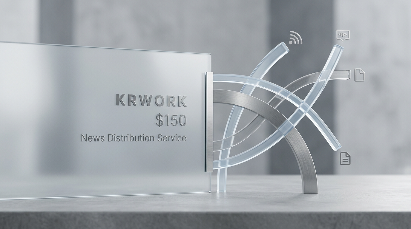 KRWORK lance un service de diffusion de communiqués de presse à 150 USD