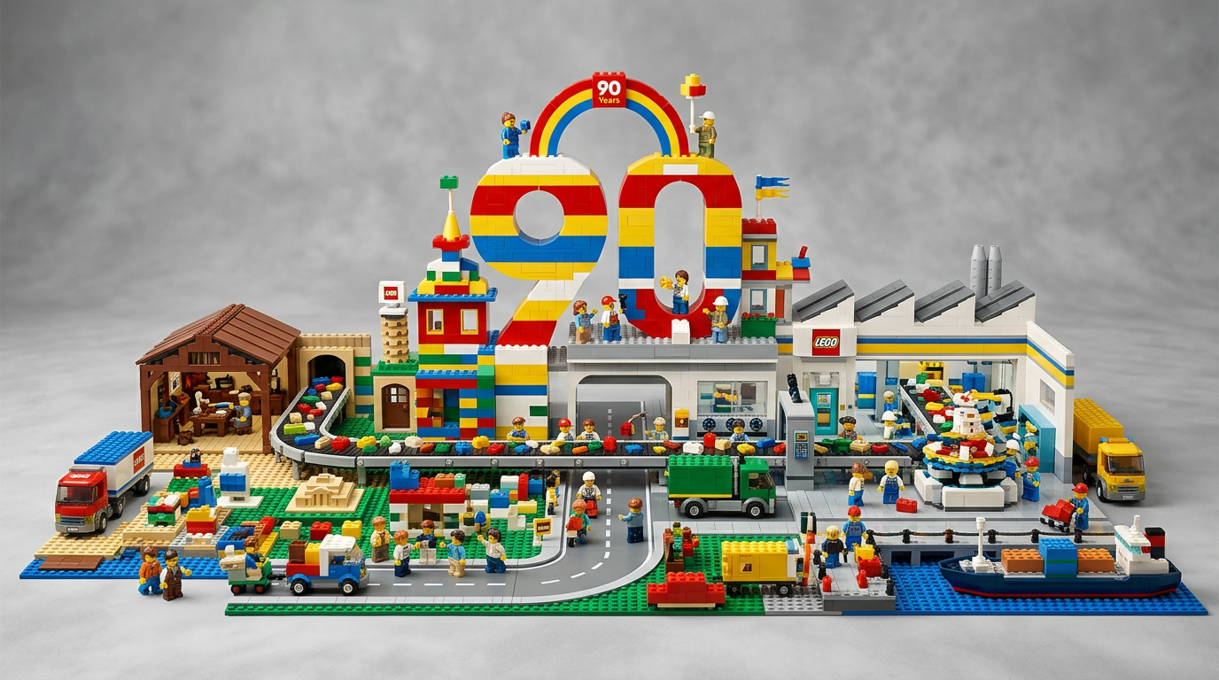 Lego Group fête 90 ans de fabrication de jouets