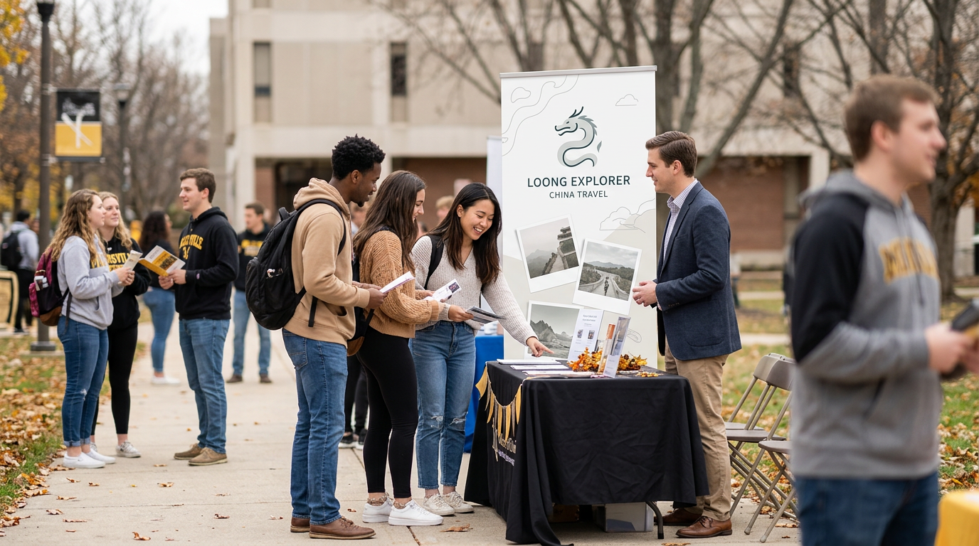 Loong Explorer nahm an Millersville University Homecoming Block Party teil