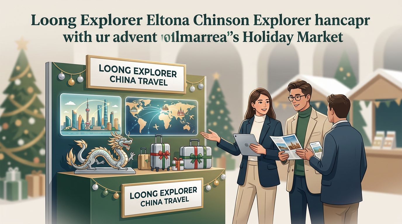 Loong Explorer China Travel nimmt an Lancaster Holiday Market teil