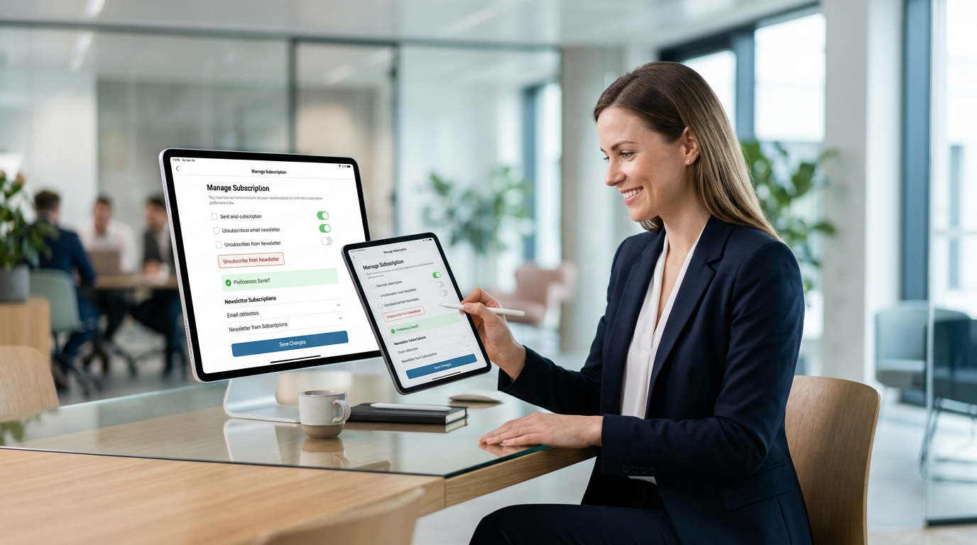 LUM GmbH führt neue Methode zur Abmeldung vom Newsletter ein