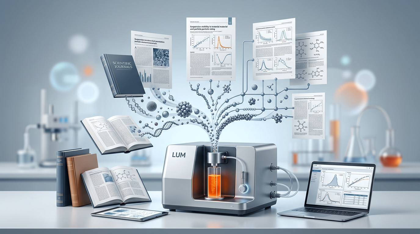 LUM GmbH : Technologie de Mesure de Particules Présentée dans Diverses Publications