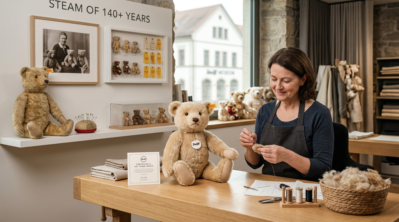 Margarete Steiff GmbH : L'Histoire Du Teddy Bear Depuis Plus De 140 Ans