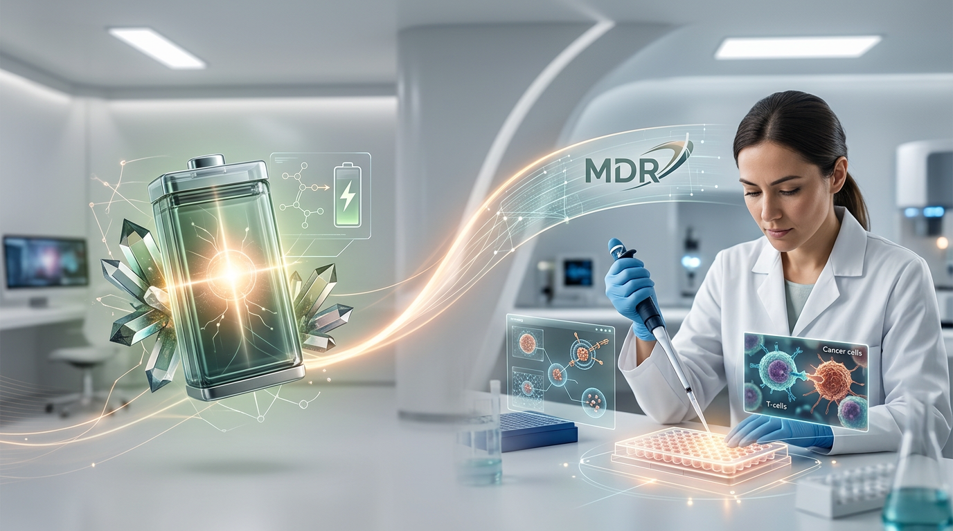 MDR: Wissenschaftsnachrichten stellen neue Batterie- und Krebsforschung vor