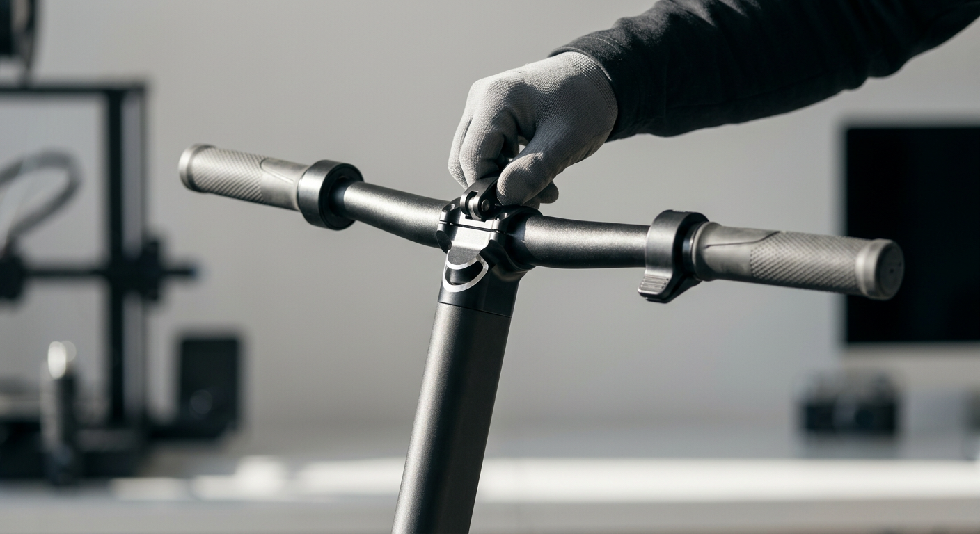 Mia Dynamics USA bringt Schnellspanner für Lenker von E-ATV-Scootern heraus