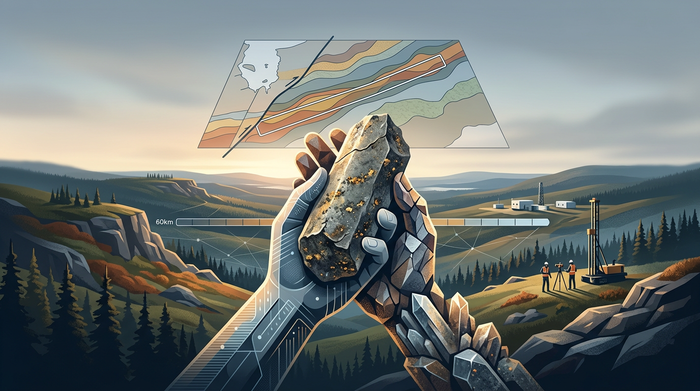 Midland Exploration erwirbt 60 km lange strategische Position östlich der Sunday Lake Fault