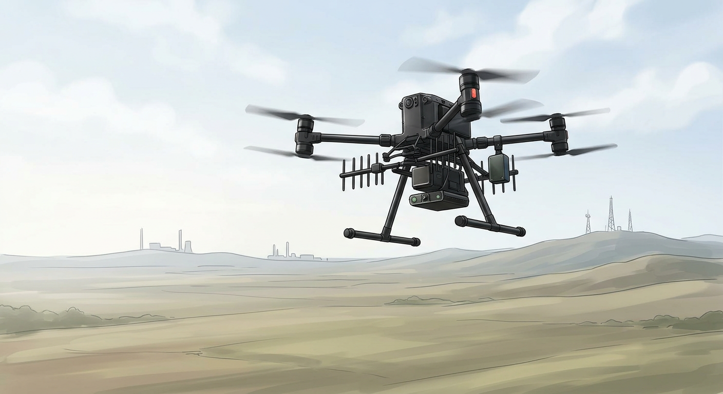 Narda Safety Test Solutions mounts RF direction finding systems on drones