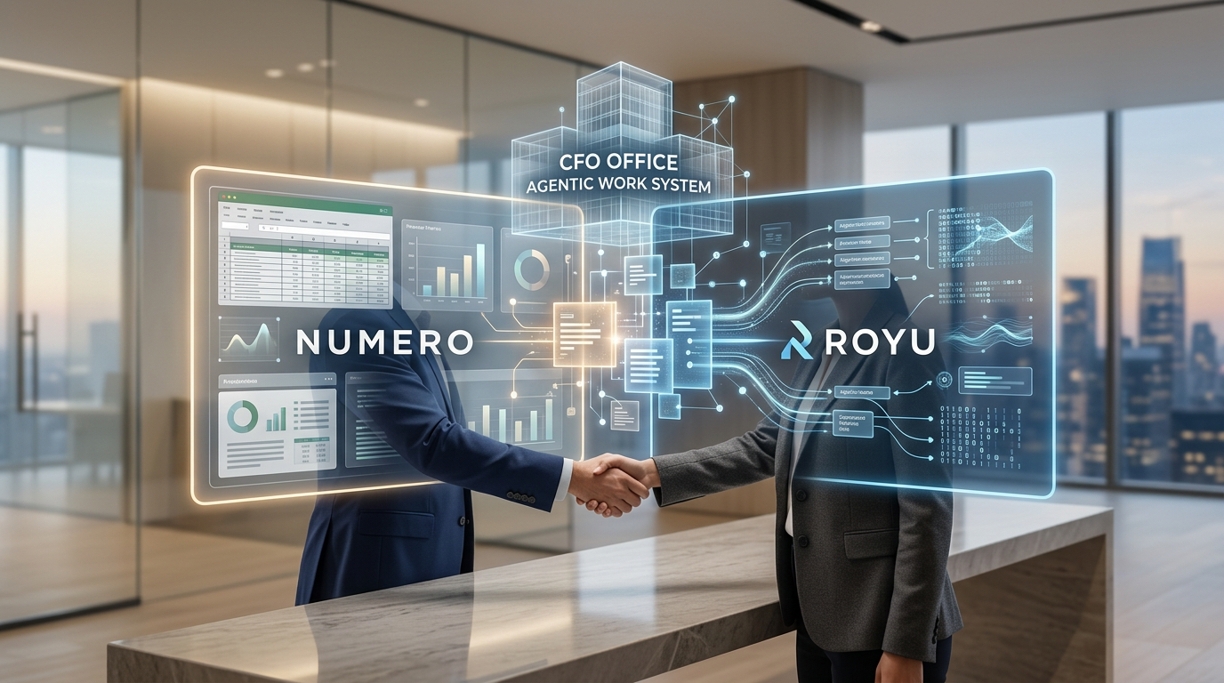 Numero acquiert Royu pour créer un système de travail agentique pour les bureaux de direction financière