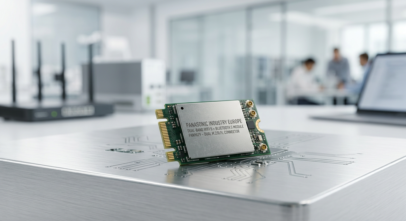 Panasonic stellt Dual-Band Wi-Fi 5 und Bluetooth 5 Modul vor